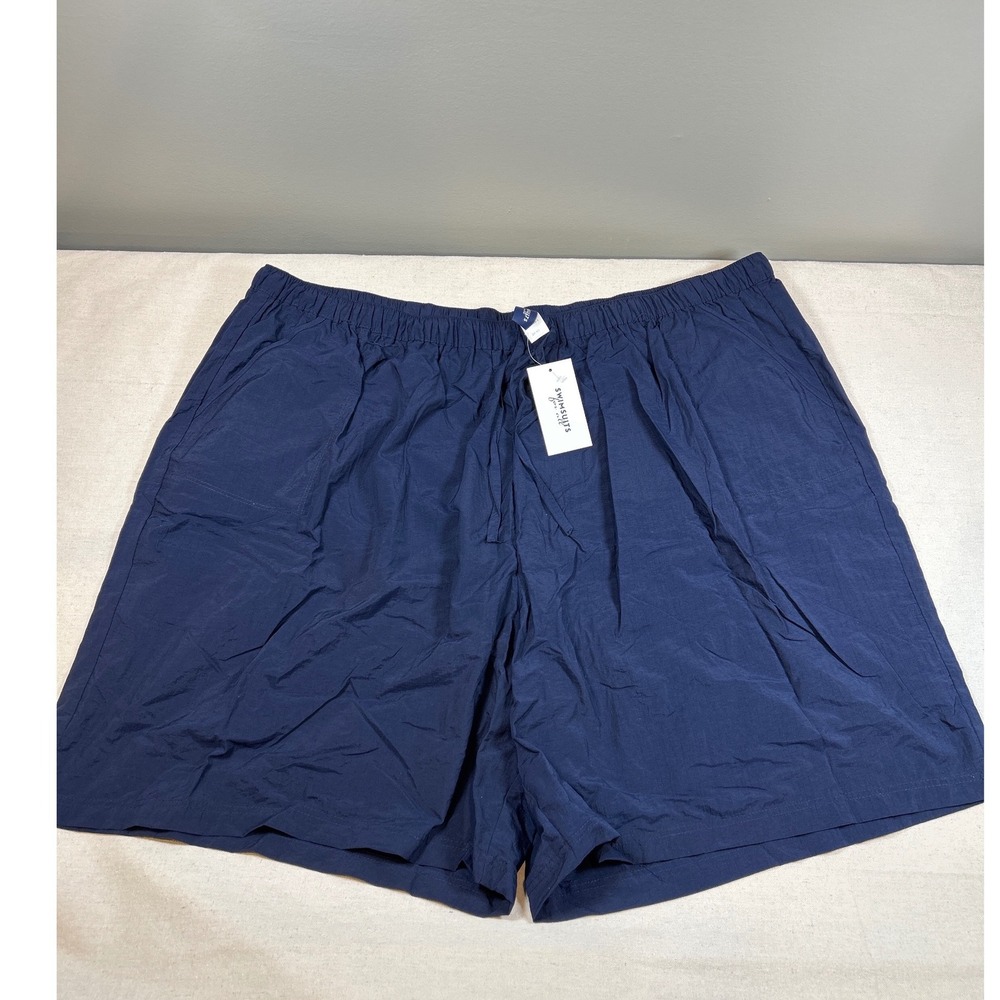 Swimsuits For All Navy Blue Board Shorts Women Plus Size‎ 38/40 NWT 62-0293-1
